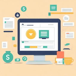 Create an image that represents 'Udemy For Recurring Income', a comprehensive guide designed to help online marketers succeed on the Udemy platform