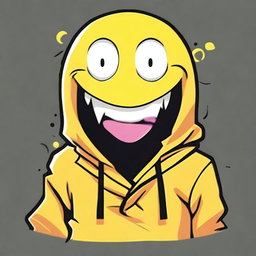 Create a t-shirt design featuring the face of Koro Sensei from the anime Assassination Classroom