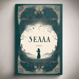 A captivating book cover for a novel titled 'SEANA'