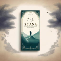 A captivating book cover for a novel titled 'SEANA'