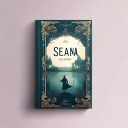 A captivating book cover for a novel titled 'SEANA'