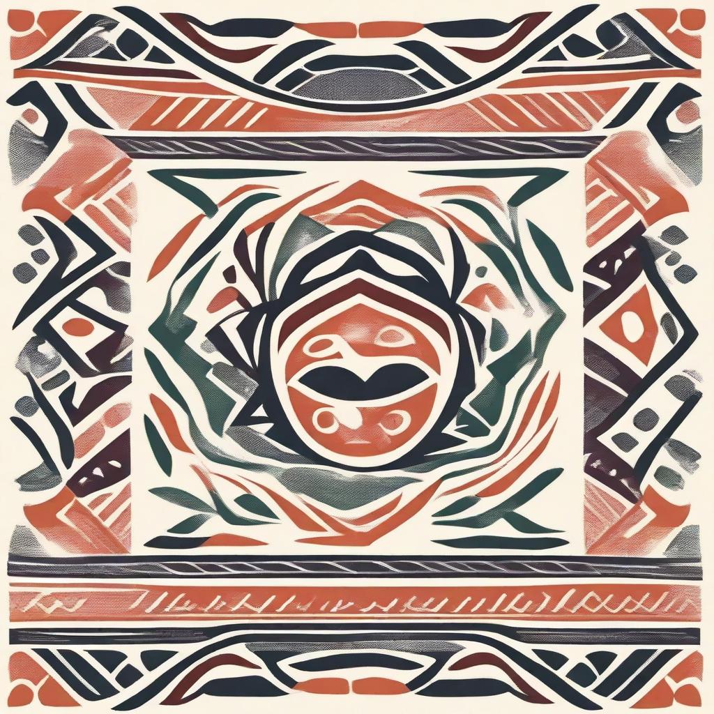 Create an ethnic design for a sleeve tile