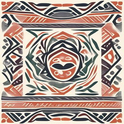 Create an ethnic design for a sleeve tile