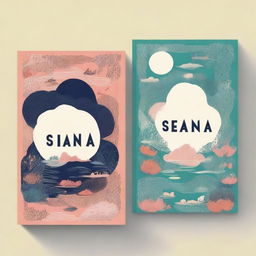 Create a novel cover with the title 'SEANA' and the subtitle 'HADIAH DARI TUHAN'