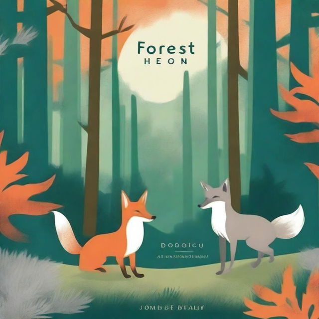 Create a book cover titled 'Forest Of Heron'