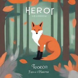 Create a book cover titled 'Forest Of Heron'