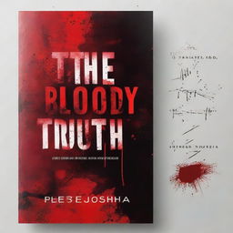 Create a book cover with the title 'The Bloody Truth' by Phebe Joshua