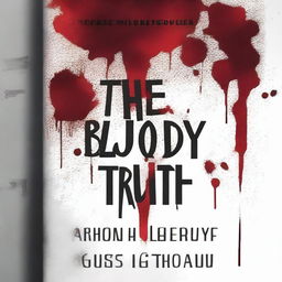 Create a book cover with the title 'The Bloody Truth' by Phebe Joshua