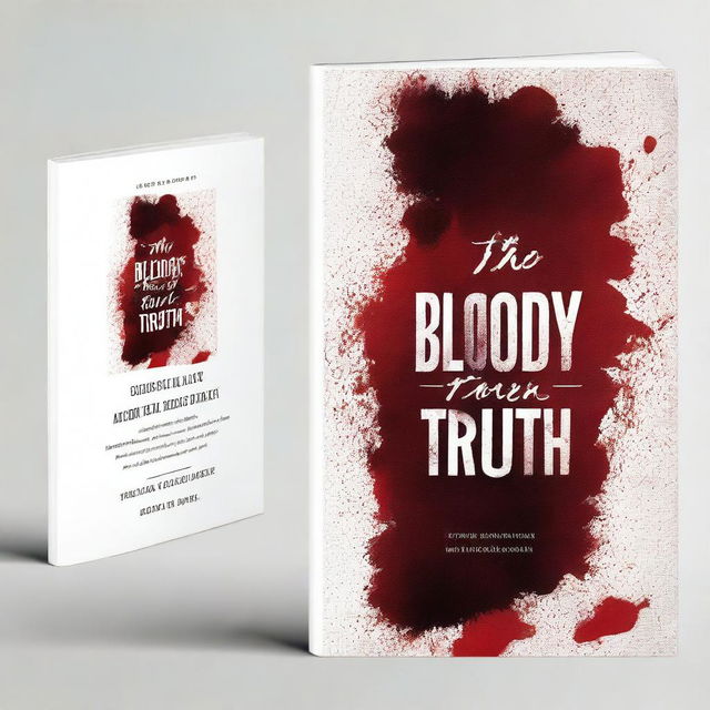 Create a book cover with the title 'The Bloody Truth' by Phebe Joshua