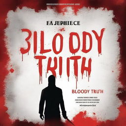 Create a book cover for a novel titled 'The Bloody Truth'