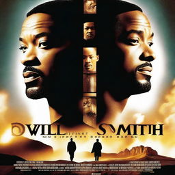 A movie poster that says, 'Will Smith is' at the top, then below that there's an image of Will Smith, and below that it says, 'Stephen Nedoroscik'