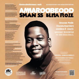 Create an image featuring Marcus Boyd, an 8x award-winning autism activist, international keynote speaker, 13x award-winning music producer and composer, and entrepreneur