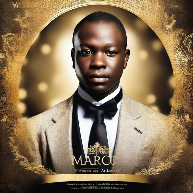 Create a cinematic and epic luxury movie poster featuring 8x Award Winning Autism Activist Marcus Boyd