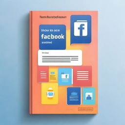 Create a visually appealing book cover for a guide titled 'How to Ace Facebook Ads