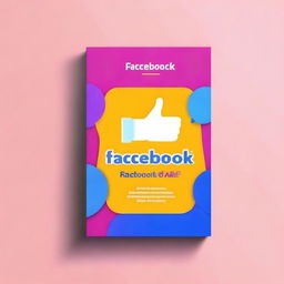 Create a visually appealing book cover for a guide titled 'How to Ace Facebook Ads