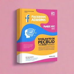 Create a visually appealing book cover for a guide titled 'How to Ace Facebook Ads