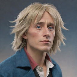 Generate a photorealistic image of Howl from 'Howl's Moving Castle', full of detail and authenticity.