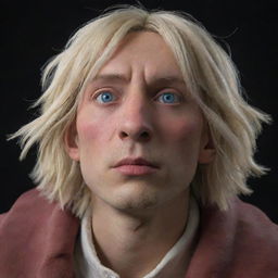 Generate a photorealistic image of Howl from 'Howl's Moving Castle', full of detail and authenticity.