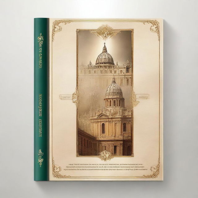 Design a book cover about converting to Roman Catholicism