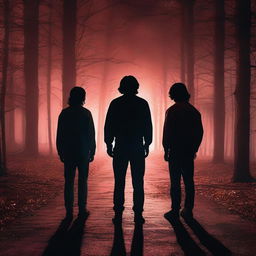 Create an atmospheric scene from Stranger Things Season 5