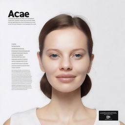 A clean and modern advertisement for an acne treatment product in a 2000x590 format