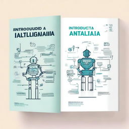 A book cover for 'Introdução à Inteligência Artificial: Um Guia para Iniciantes'