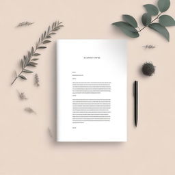 Create a cool, simple, and aesthetic background that is suitable for writing