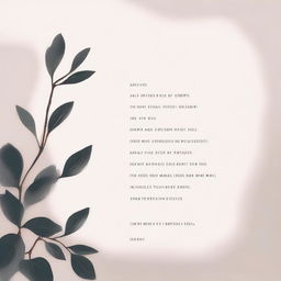 Create a cool, simple, and aesthetic background that is suitable for a poetry backdrop