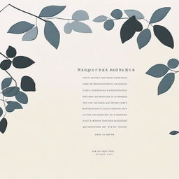 Create a cool, simple, and aesthetic background that is suitable for a poetry backdrop