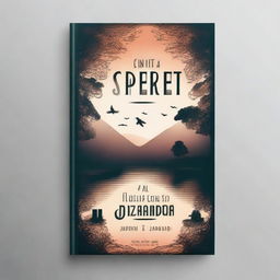 Create a book cover design with the title 'Cinta seperti misteri terselubung pada suatu zaman, mengendap-ngendap di balik penampilan dan menjadikan hati sebagai sarangnya'