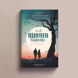 Create a book cover design with the title 'Cinta seperti misteri terselubung pada suatu zaman, mengendap-ngendap di balik penampilan dan menjadikan hati sebagai sarangnya'