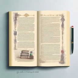 Create a book page design featuring the quote: 'Cinta seperti misteri terselubung pada suatu zaman, mengendap-ngendap di balik penampilan dan menjadikan hati sebagai sarangnya'