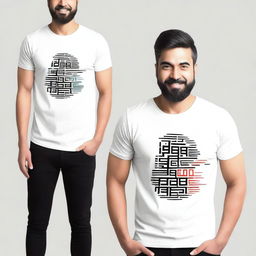 A stylish t-shirt design with creative and elegant typography