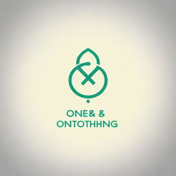 Design a logo for 'One & Nothing' that incorporates themes of science and inner peace