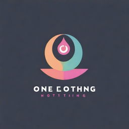 Design a logo for 'One & Nothing' with a focus on science and meditation, featuring a large '1' and vortex elements