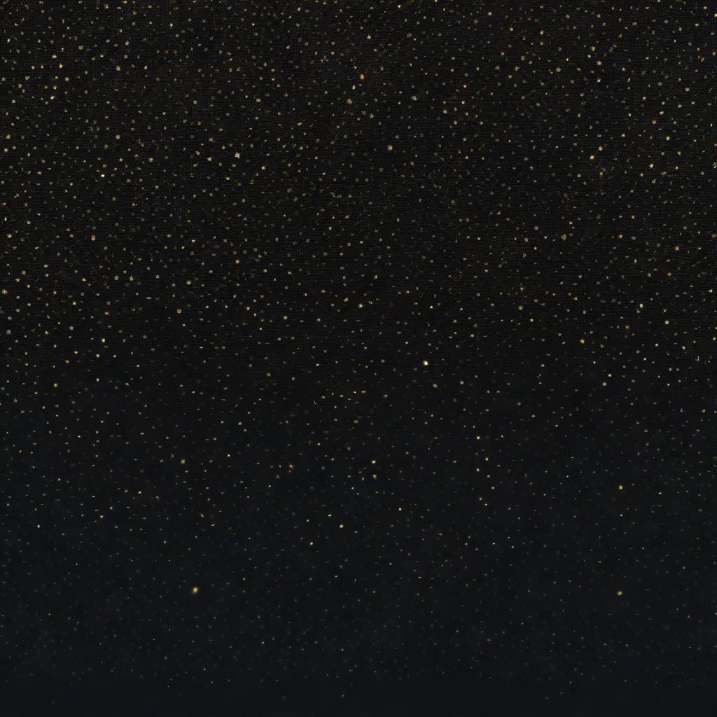 A mesmerizing image of stars on a black background, gradually disappearing and fading into the middle of the canvas, creating a captivating visual effect of vanishing stars