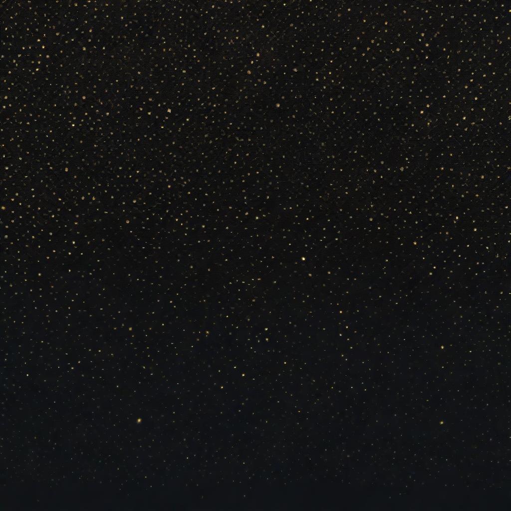 A mesmerizing image of stars on a black background, gradually disappearing and fading into the middle of the canvas, creating a captivating visual effect of vanishing stars