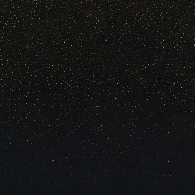 A mesmerizing image of stars on a black background, gradually disappearing and fading into the middle of the canvas, creating a captivating visual effect of vanishing stars