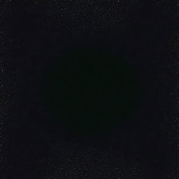 A black background with stars around the edges that gradually disappear towards the center