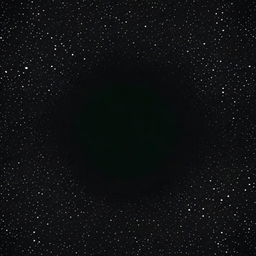 A black background with stars around the edges that gradually disappear towards the center