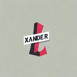 Create an image featuring a logo with the text 'XANDER'