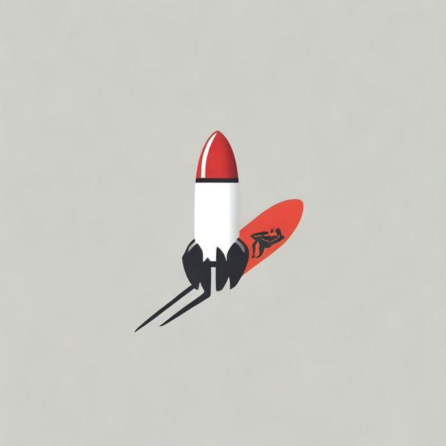 Create an image featuring a logo with the text 'XANDER' and a rocket