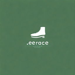 A clean and modern logo design for a shoe brand