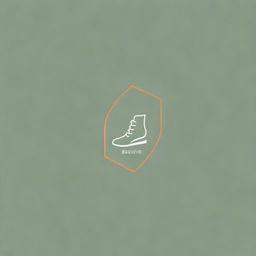 A clean and modern logo design for a shoe brand