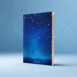 A captivating book cover featuring a deep blue background filled with twinkling stars