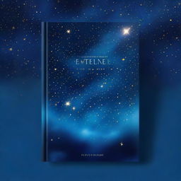 A captivating book cover featuring a deep blue background filled with twinkling stars