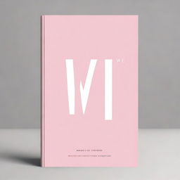 A very classy whitish pink book cover with a title in very big letters 'WE' and a subtitle 'A Girl More Prettier Than Herself' just below the title in small letters