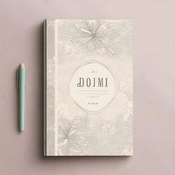 A beautifully designed journal cover featuring intricate patterns and elegant typography