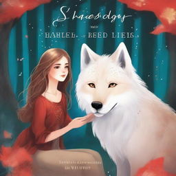 A book cover for the book titled 'Shades of Red Lies'