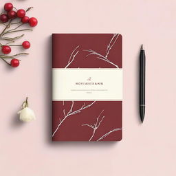 A minimalist journal cover featuring clean lines and elegant typography